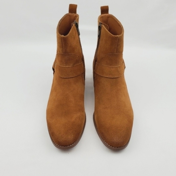 Steve Madden Palazo Mens Tan/ Brown Suede Zipper Casual Dress Boots main image 6